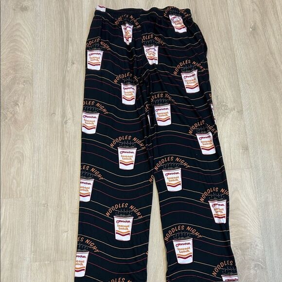 Maruchan Men’s Small Pajama Bottoms In Fun Ramen Print - Picture 3 of 4